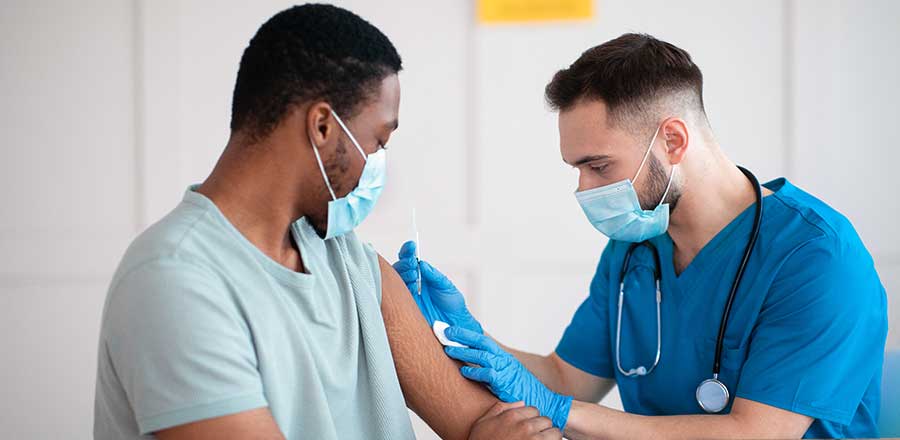 Feature image for Health Education England on supporting the COVID-19 vaccination programme